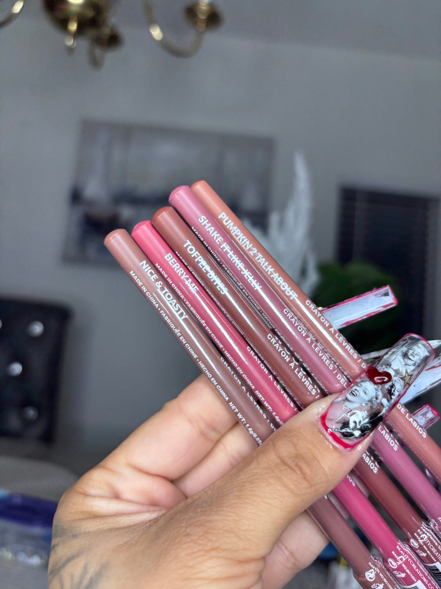 Beauty Creations wood lip pencils