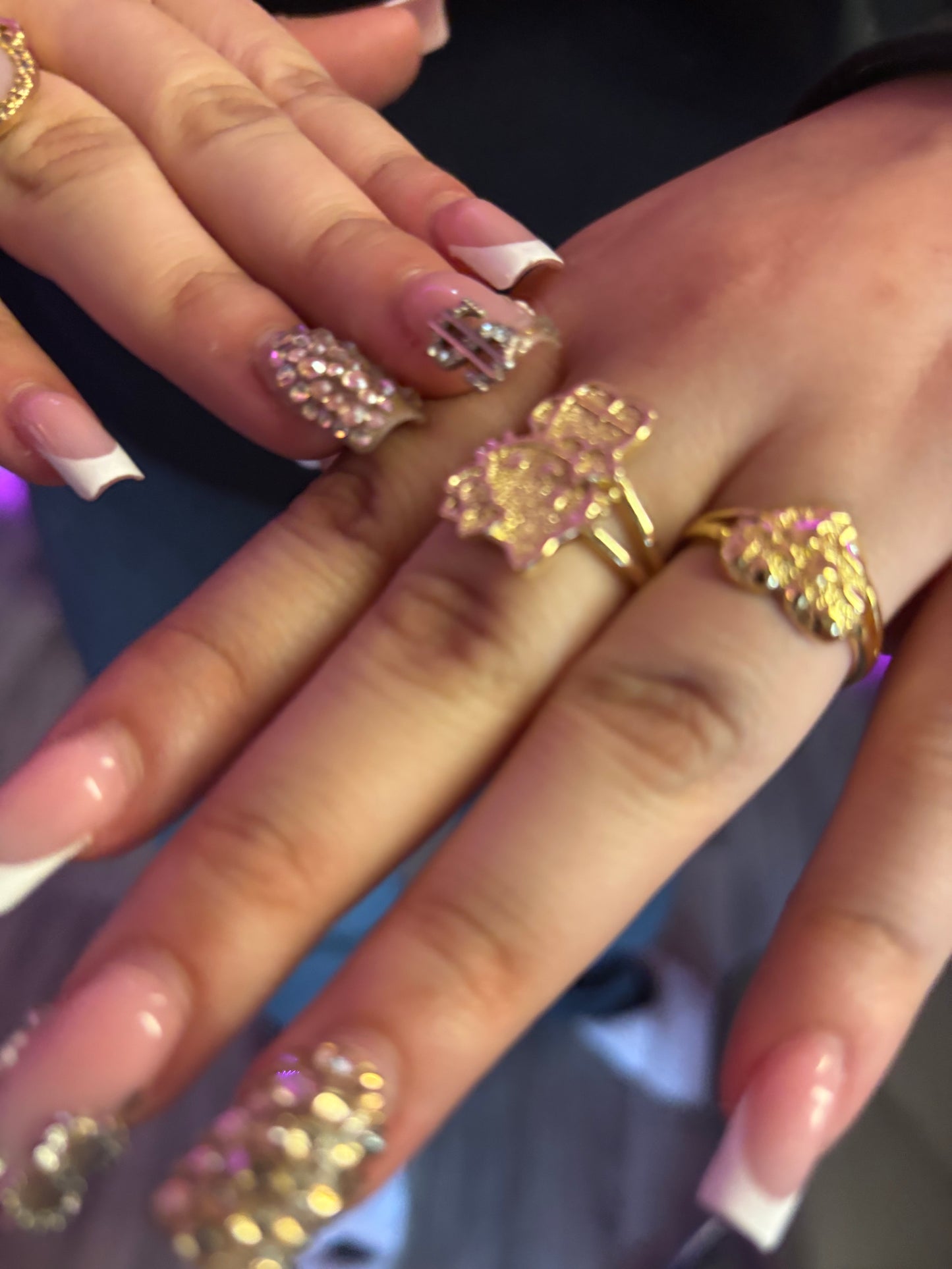 Hk gold plated rings