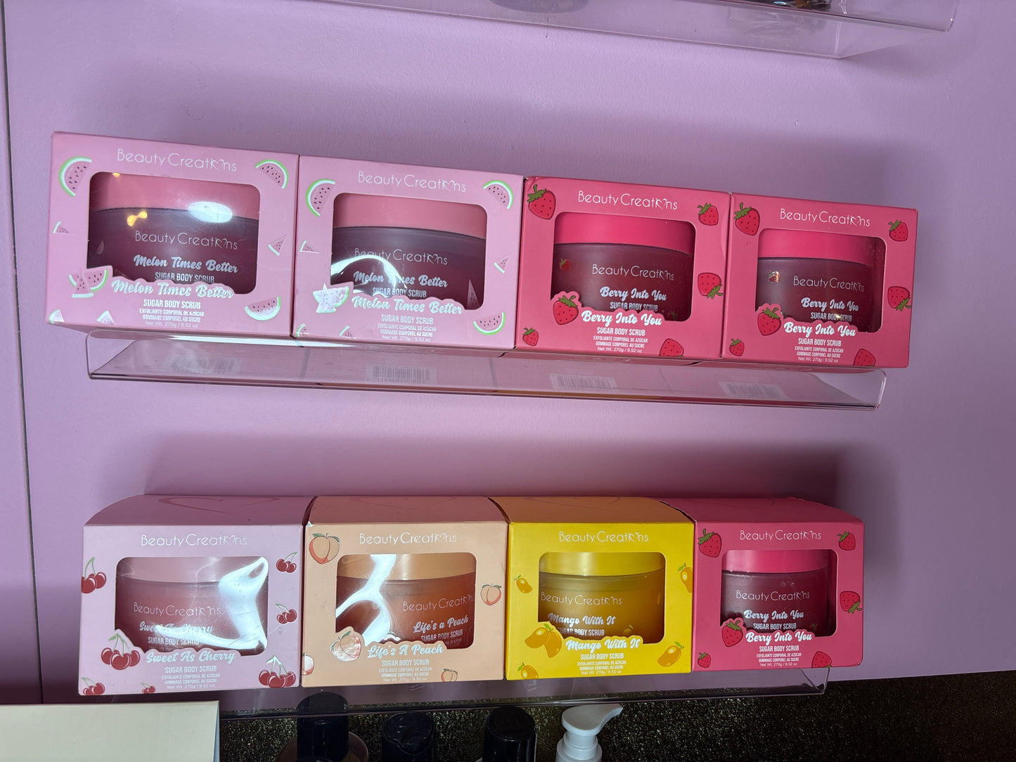 Beauty Creations sweet dose body scubs