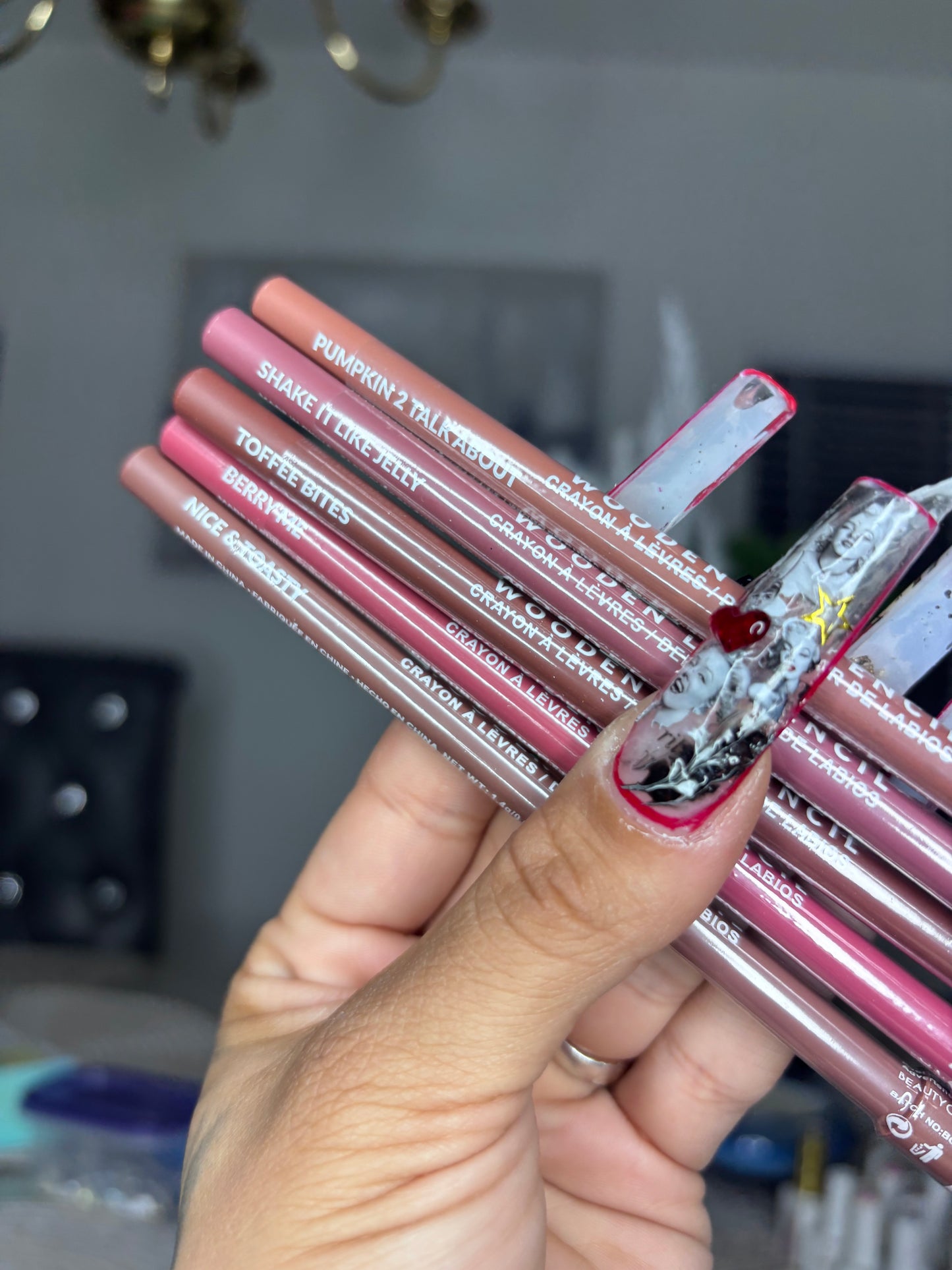 Beauty Creations wood lip pencils