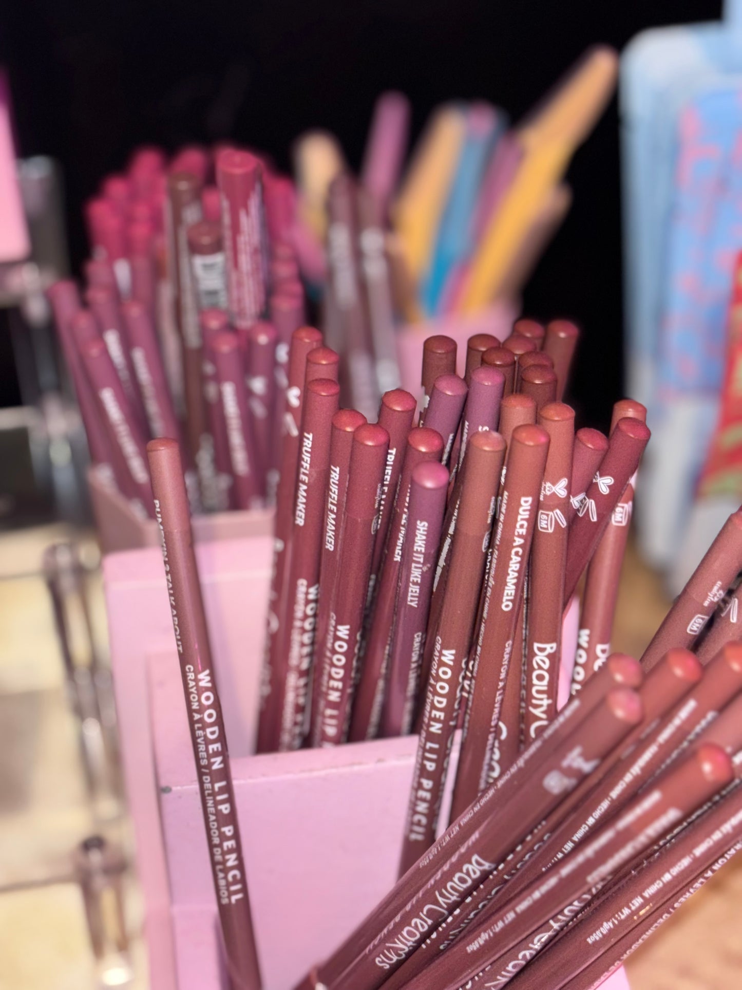 Beauty Creations wood lip pencils