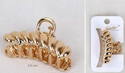 Gold small claw clip