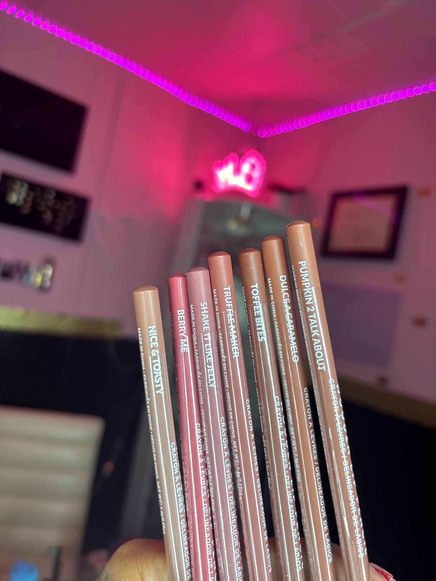 Beauty Creations wood lip pencils