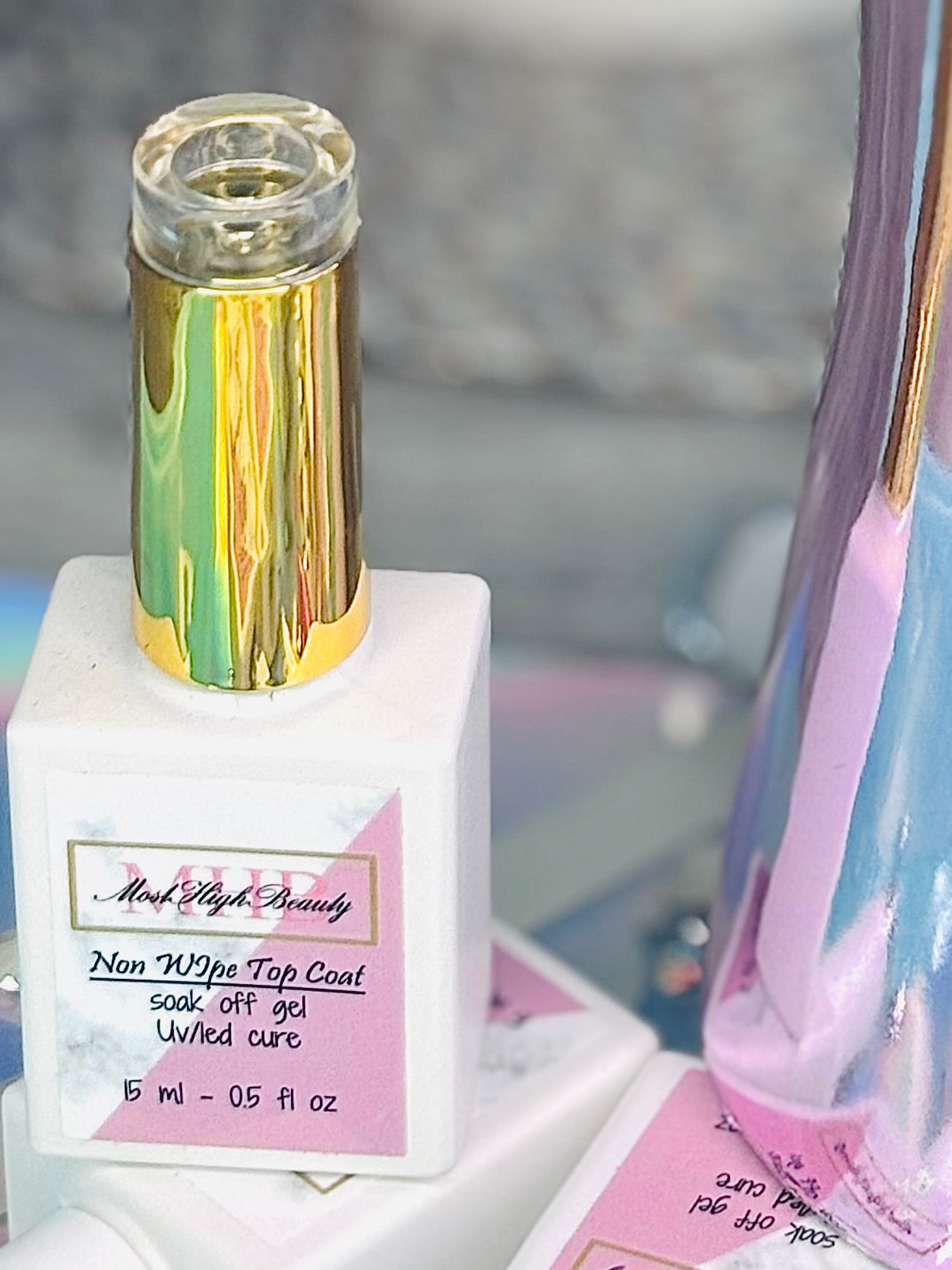 Glossy nonwipe Top coat