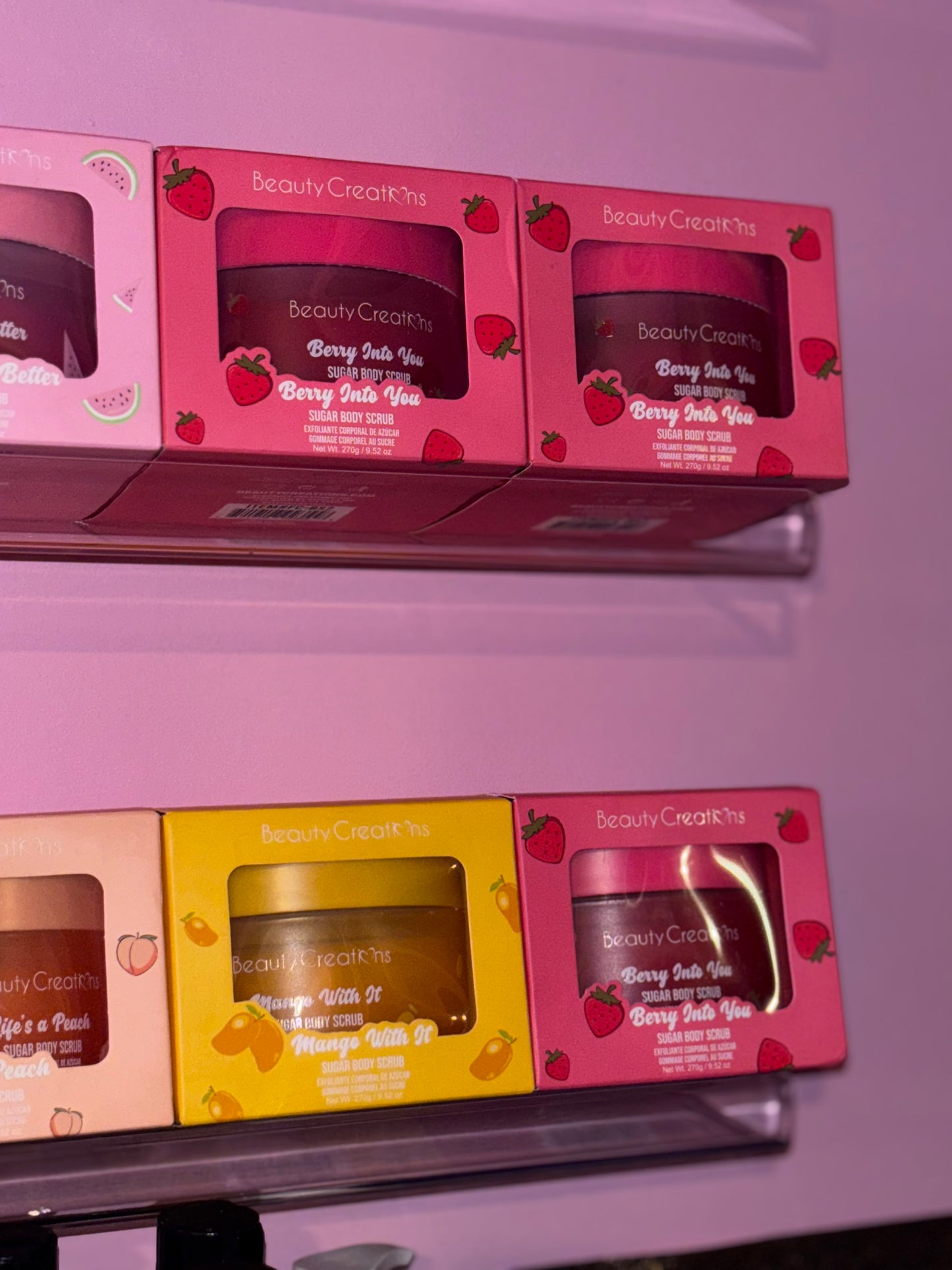 Beauty Creations sweet dose body scubs